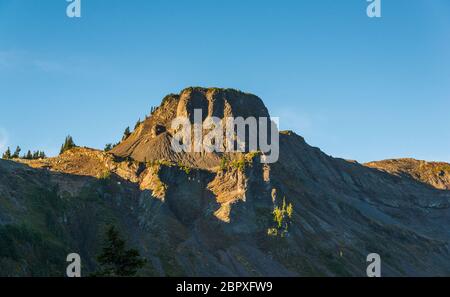 view of mt Shuksan,scenic view in Mt. Baker Snoqualmie National Forest Park,Washington,USA.. Stock Photo