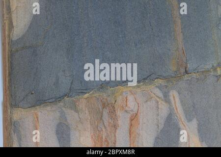 close up pattern of decorative stone wall surface Stock Photo