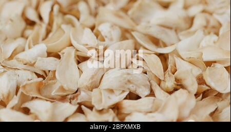 Chinese Dry dried lily bulb Stock Photo