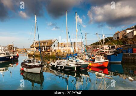 Afternoon light overlooking Mevagissey Harbour, Cornwall
