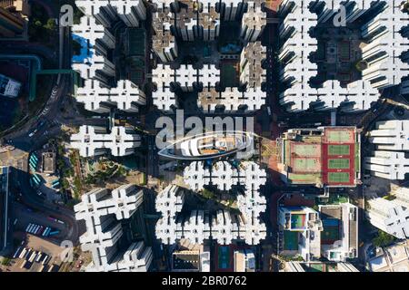 Whampoa, Hong Kong 07 November 2018:- Hong Kong city Stock Photo