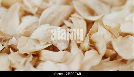 Chinese Dry dried lily bulb Stock Photo