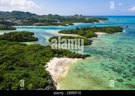 Kabira Bay in ishigaki island in japan Stock Photo