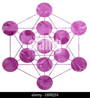 metatron cube sacred geometry energy meditation chakra illustration ...