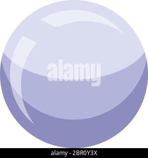 Pearl jewel icon, isometric style Stock Vector