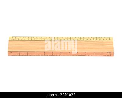Ruler Scale Drawing 3d Rendering Stock Illustration 1369814081