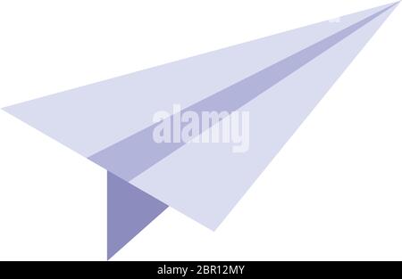 Paper plane icon, isometric style Stock Vector