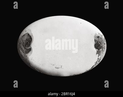 old house number plate, isolated Stock Photo