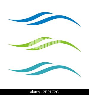 Set of Colorful Waves Swoosh Vector Logo Template Illustration Design.  Vector EPS 10 Stock Photo - Alamy, swooshes vector 