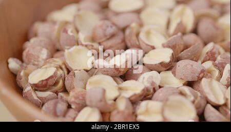 Dried lotus seed Stock Photo