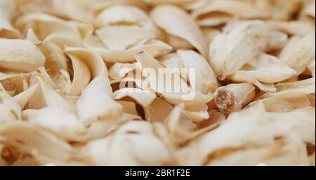 Chinese Dry dried lily bulb Stock Photo