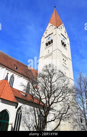 Attractions of the city of Kaufbeuren Stock Photo