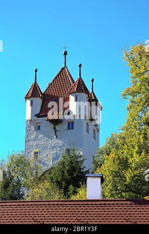 Attractions of the city of Kaufbeuren Stock Photo