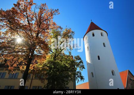 Attractions of the city of Kaufbeuren Stock Photo