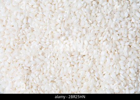 rice grains viewed up close and from above Stock Photo