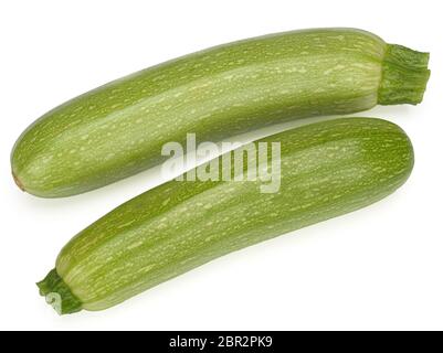 Squash, vegetables marrows, zucchini isolated on white background Stock Photo