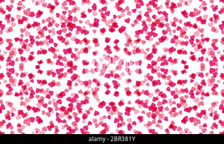valentine background hearts love falling vector illustration Stock Vector