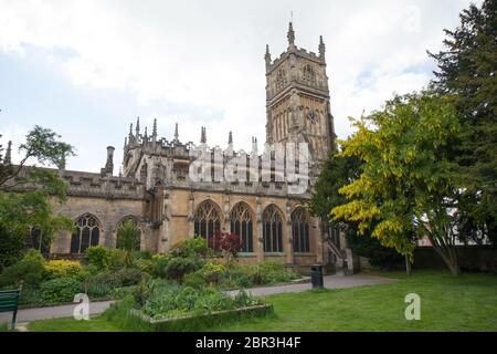 Saint John Baptist Parish Church in Cirencester, Gloucestershire, UK Stock Photo