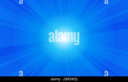 blue rays sunburst background vector Stock Vector