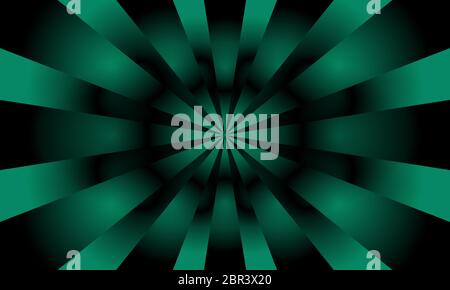 green black gradient starburst background Stock Vector