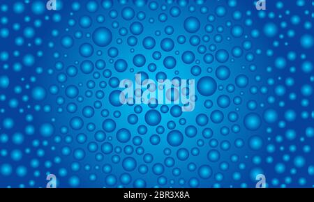 water bubbles background design vector Stock Vector