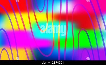 abstract blurred gradient mesh background with wood texture lines, smooth colorful bright rainbow colors. Stock Vector