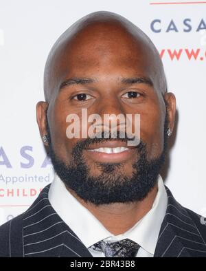 20 May 2020 - Body of Former WWE Star Shad Gaspard Found on Venice Beach. A lifeguard reported seeing a wave Ã’had crashed over Mr. Shad Gaspard and he was swept out to sea. File Photo: 06 May 2014 - Beverly Hills, California - Shad Gaspard. Arrivals for Casa of Los Angeles' 2nd annual ''Evening to Foster Dreams'' held at The Beverly Hilton in Beverly Hills, Ca. (Credit Image: © Birdie Thompson/AdMedia via ZUMA Wire) Stock Photo