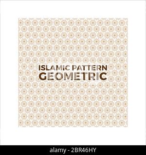 islamic pattern background geometric style Stock Vector