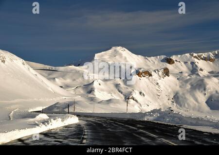Winter impressions from the Grossglockner High Alpine Road, Kaernten - Austria Stock Photo