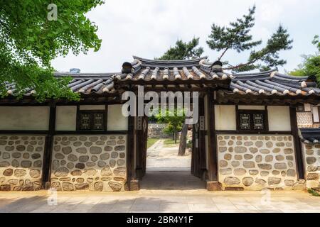 changnyeongwigung ancestral shrine traditional korean architecture in seoul, south korea Stock Photo