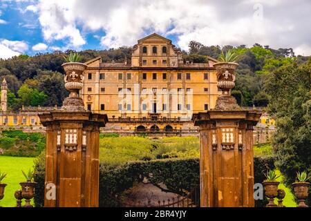 Frascati - Lazio - Italy historic landmark Aldobrandini palace near Rome . Stock Photo