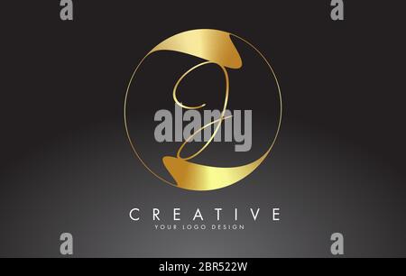 Initial X handwritten letter logo with golden elegant design and golden ...