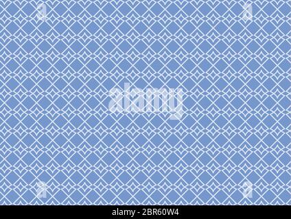 Retro and classic seamless pattern on pastel color such as net, heart, rhomboid and more pattern Stock Photo