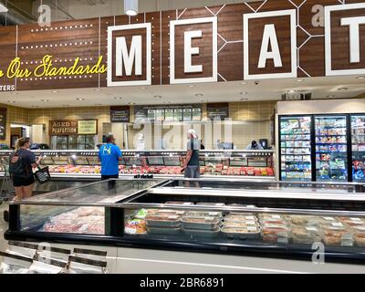 Orlando, FL/USA-5/3/20: A display of ready to bake seafood dinners at a Whole  Foods Market grocery store waiting for customers to purchase Stock Photo -  Alamy