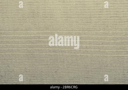 Close up abstract geometric pattern shape cotton print of light Zircon color fabric background. Seamless colorful cloth textile texture. Natural canva Stock Photo