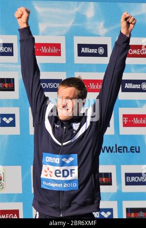 Sebastien Rouault of French in Podium 1500 M NL Men during the Swimming ...