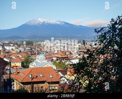 Prizren is beautiful small town in the Kosovo area separated from Serbia Stock Photo