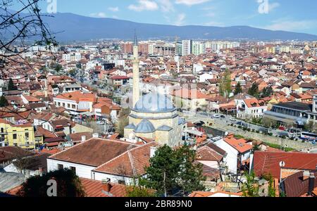 Prizren is beautiful small town in the Kosovo area separated from Serbia Stock Photo