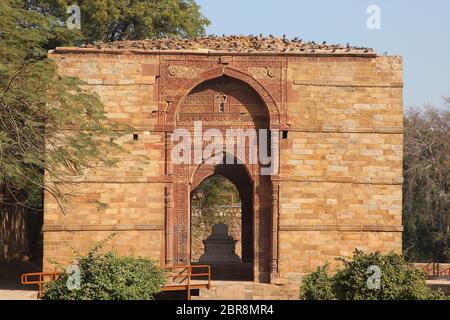 Tomb Of Iltutmish At Qutub Minar Complex, Mehrauli, Delhi, India Stock ...