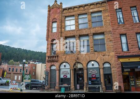 Deadwood, SD, USA - May 30, 2019: The Iron Horse Inn Stock Photo