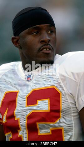 Oakland, United States. 20th Oct, 2003. Kansas City Chiefs offensive tackle  Marcus Spears against the Oakland Raiders.The Chiefs defeated the Raiders,  17-10, at Network Associates Coliseum in Oakland, Calif. on Monday, Oct.