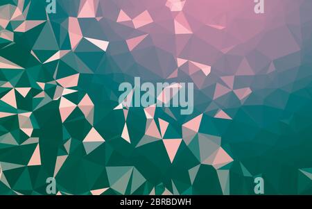 Abstract low poly background, geometry triangle, mosaic pastel color background Stock Photo