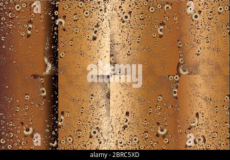 Abstract vector golden grunge background. EPS8 illustration Stock Vector
