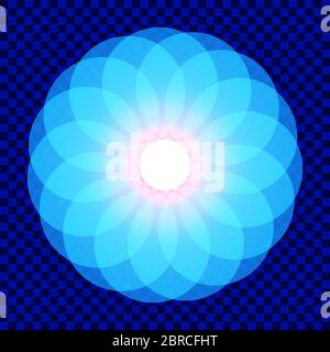 Mandala. Sacred geometry. Flower of life. Vector illustration. Stock Vector