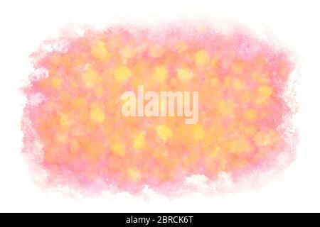 pastel color pink abstract on natural grunge hand paint watercolor background Stock Photo