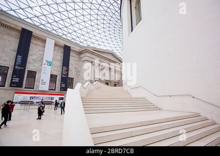 Exquisite interior of The British Museum Stock Photo