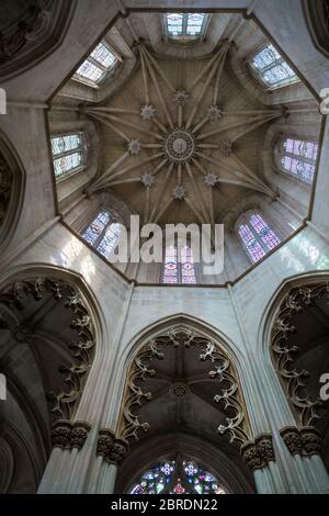 Monastery of Saint Mary of the Victory in Batalha, Portugal Stock Photo