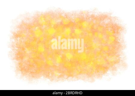 pastel color orange abstract on natural grunge hand paint watercolor background Stock Photo