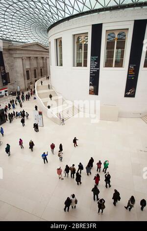 Exquisite interior of The British Museum Stock Photo