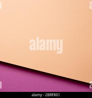 Abstract pink beige and beige color paper background Stock Photo